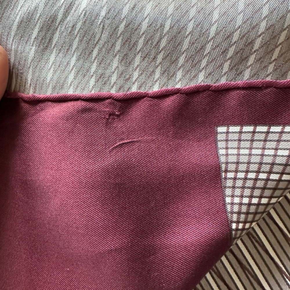 Vintage Christian Dior Rectangle Silk Scarf - Picture 5 of 5